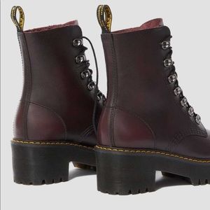 Dr. Marten’s Leona Boots in Burgundy Vintage